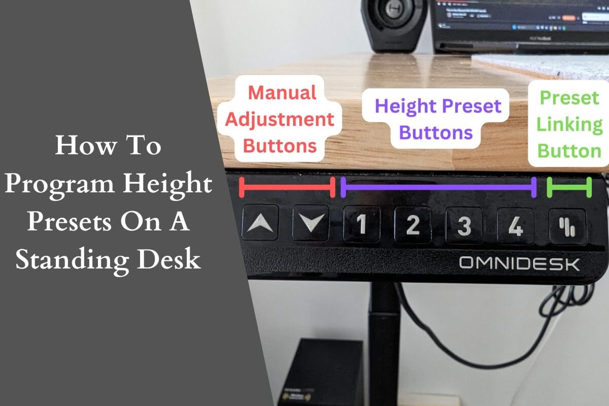 How To Program Standing Desk Height Settings (In 4 Steps)